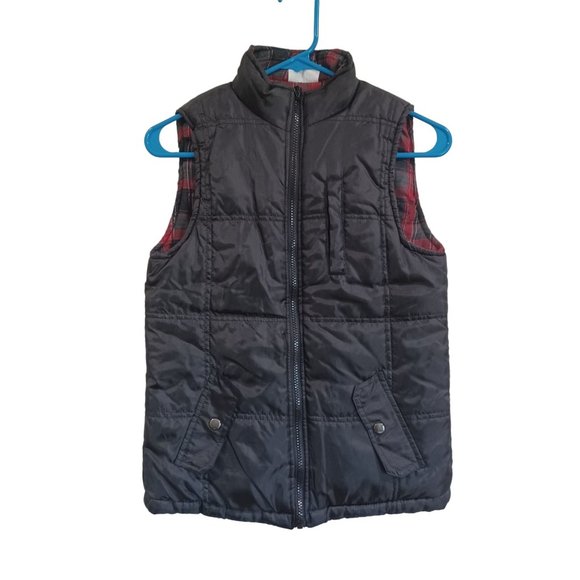 Sovereign Code Boy's Black Vest Sleeveless Zip Closure Size 10-12 Waterproof - Picture 1 of 8